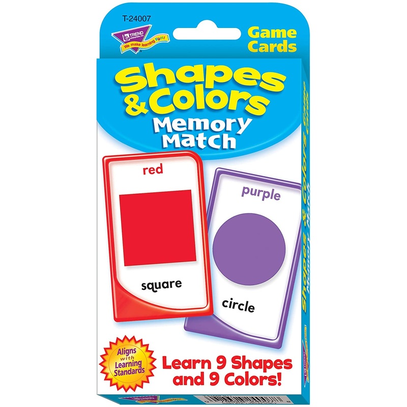 Colors and Shapes Memory Match