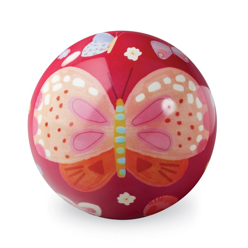 Crocodile Creek 4″ Play Ball – Butterfly Garden