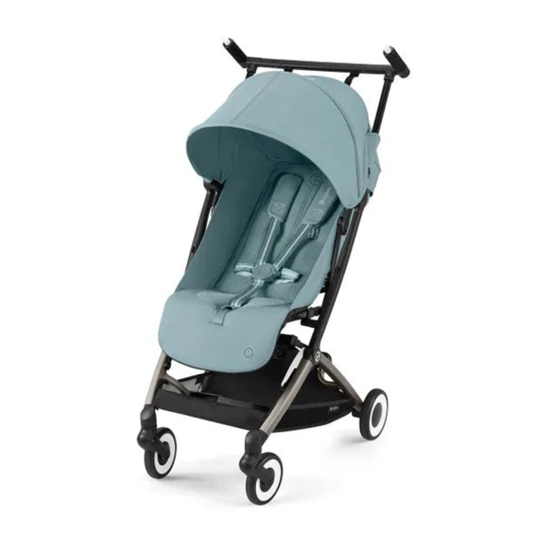 Libelle 2 Stroller – Taupe Frame with Stormy Blue Seat