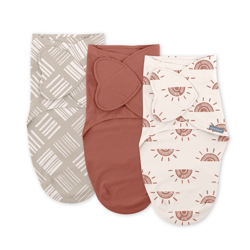 Monogram Collection Swaddle,  Size SM, 0-3 Months, 3pk – Rising Sun