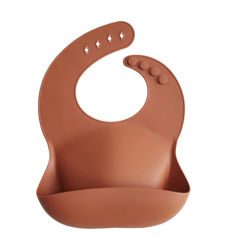 Silicone Bib – Clay