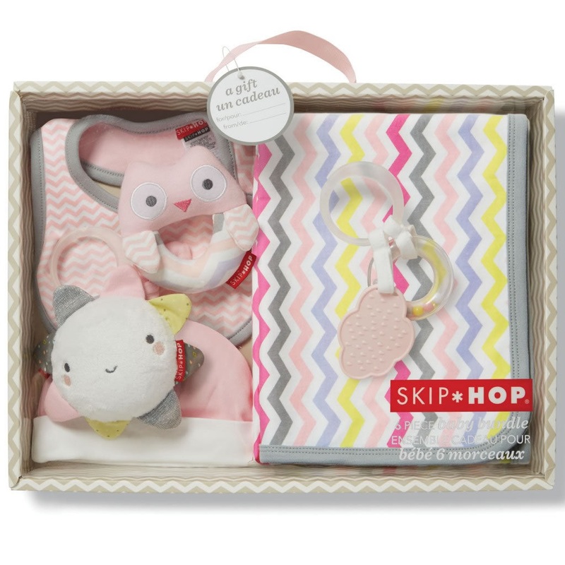 Skip Hop 6-Piece Baby Bundle – Pink