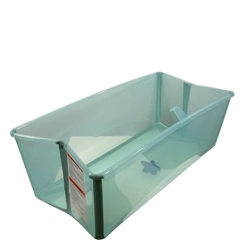 Stokke Flexi Bath Foldable Baby Bathtub, Soft Mint, XLarge