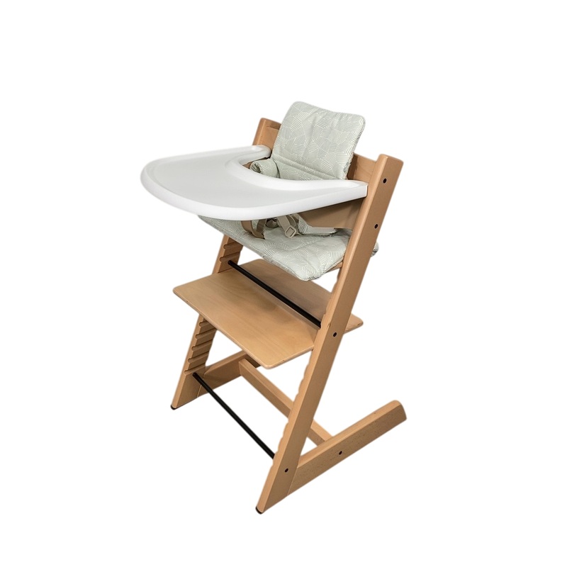 Stokke Tripp Trapp Complete High Chair, 1, Mosaic Green, Natural