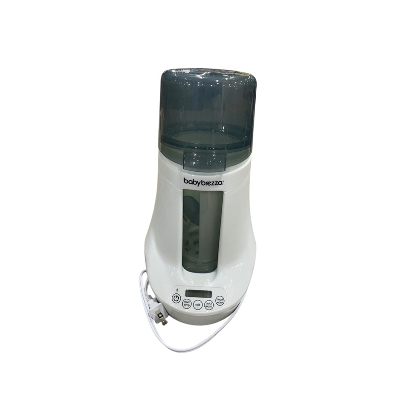 Baby Brezza Safe + Smart Bottle Warmer, White on White