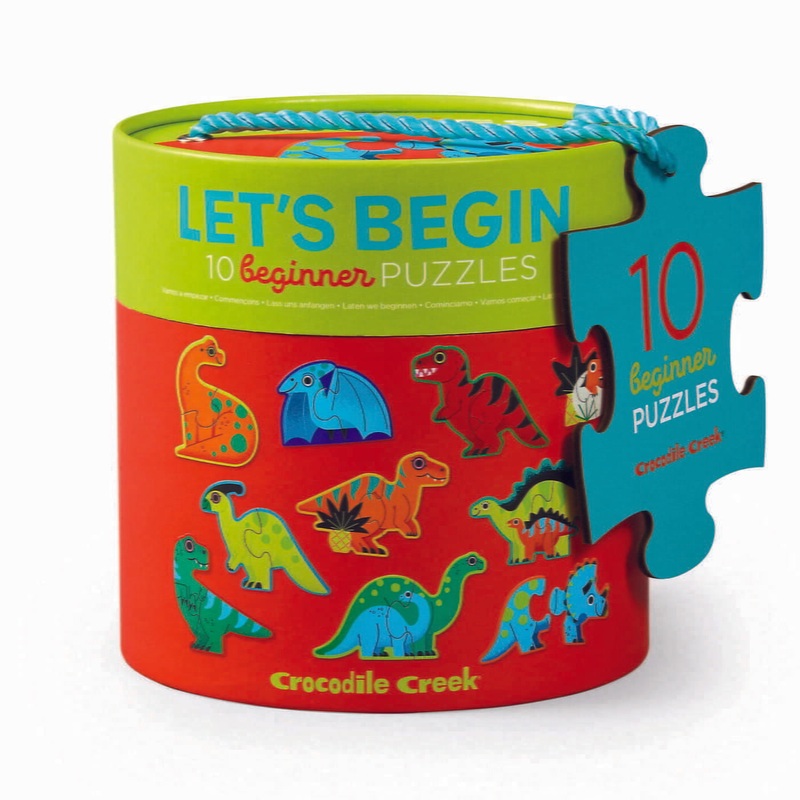Crocodile Creek – Lets Begin 2 Piece Puzzles – Dinosaurs