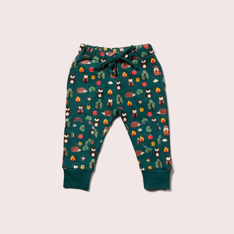 Little Green Radicals – Woodland Walk Knee Patch Cosy Joggers
