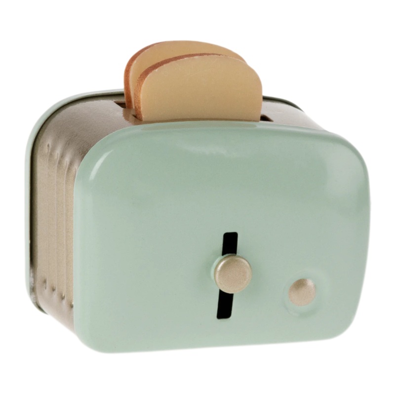 Maileg Miniature Toaster & Bread – Mint