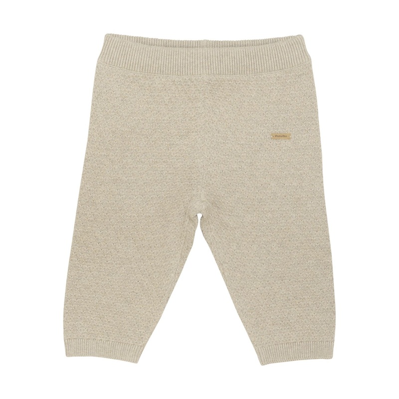 Minymo – Knit Pants – Oatmeal
