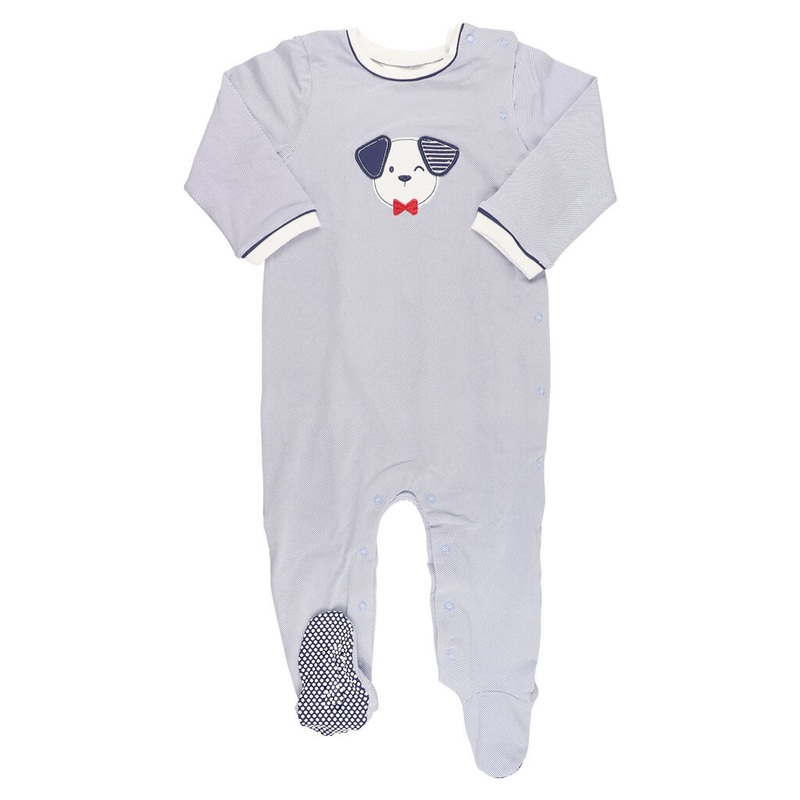 MYL Long Sleeve Footie Solid Doggy