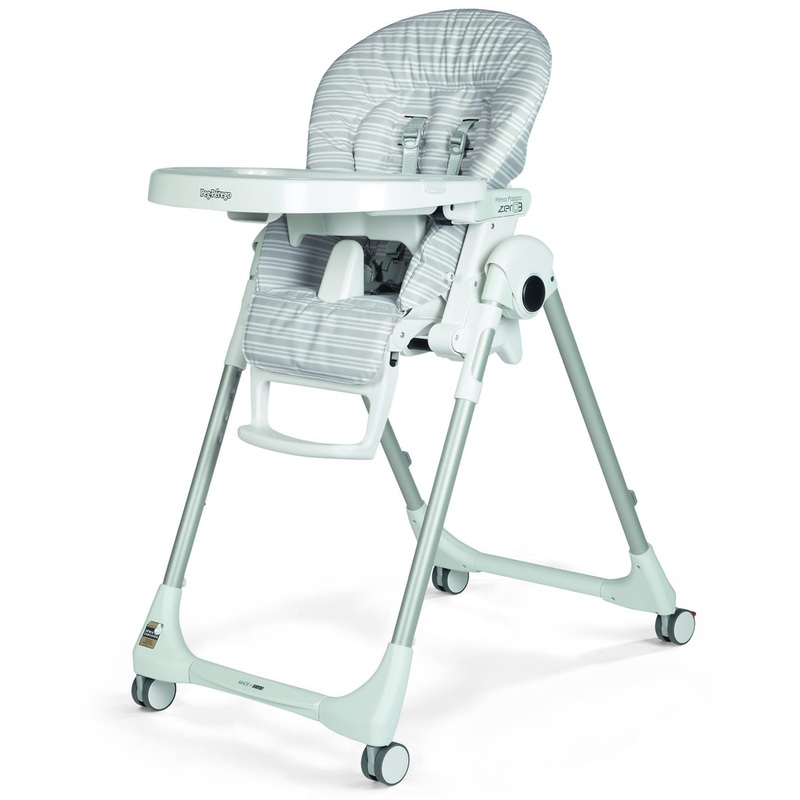 Peg Perego OPEN BOX Prima Pappa Zero 3 High Chair – Linear Grey
