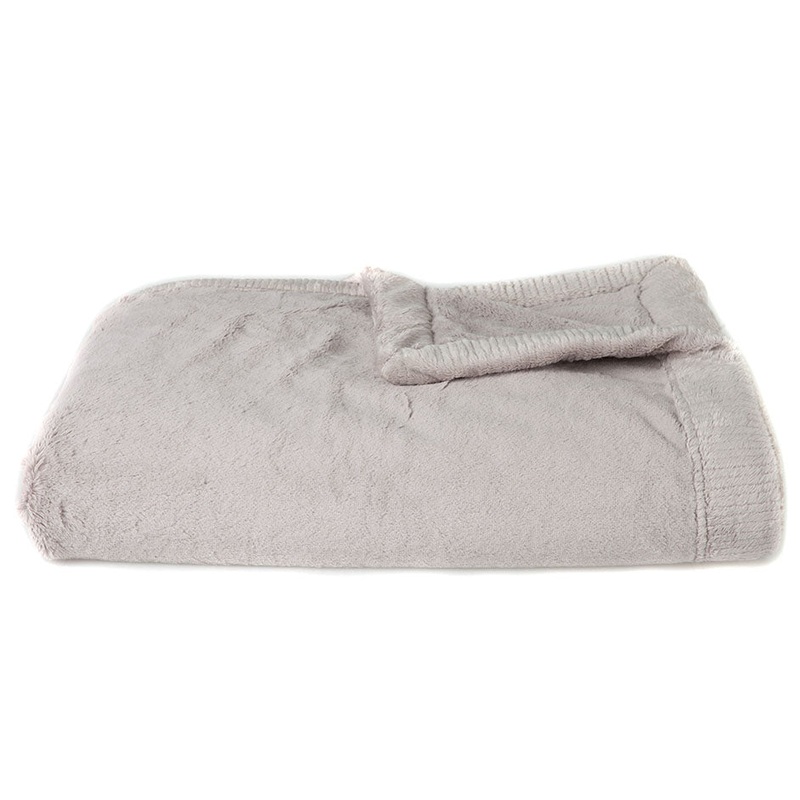 Saranoni Lush/Lush Receiving Blanket – Feather Gray