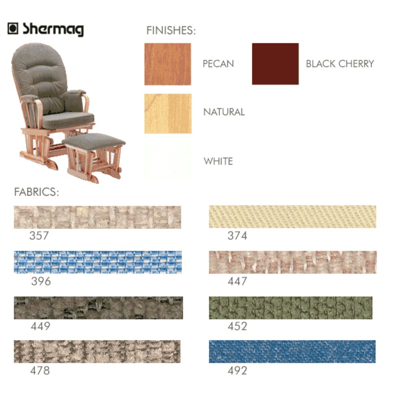 Shermag – 7025cc Glider & Ottoman