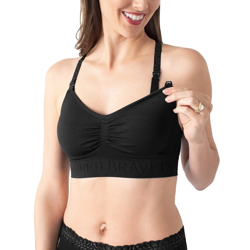 Simply Sublime Lace Racerback Nursing Bra – Black