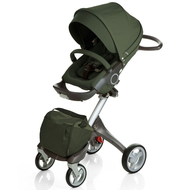 Stokke 2010 XPLORY Basic Stroller in Green with FREE Carry Cot