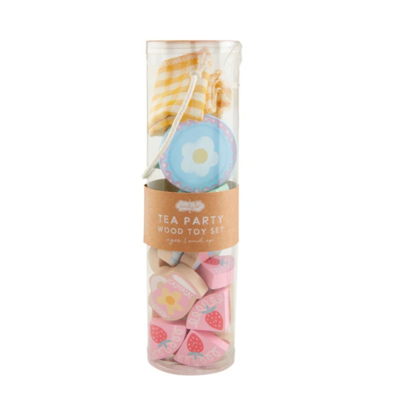 Wood Tea Party Toy Set