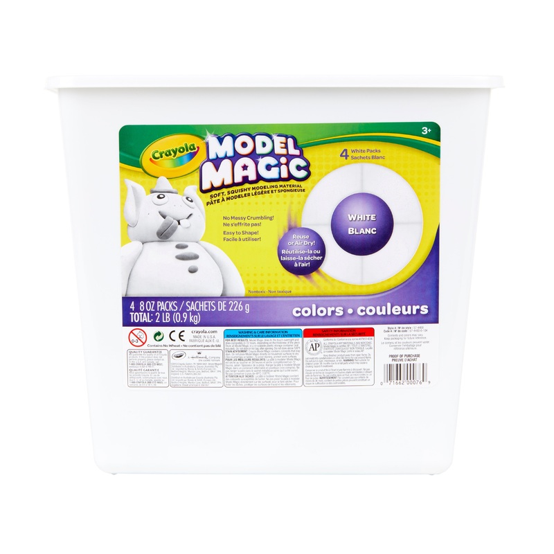 Crayola Model Magic Modeling Compound (White 2lb)