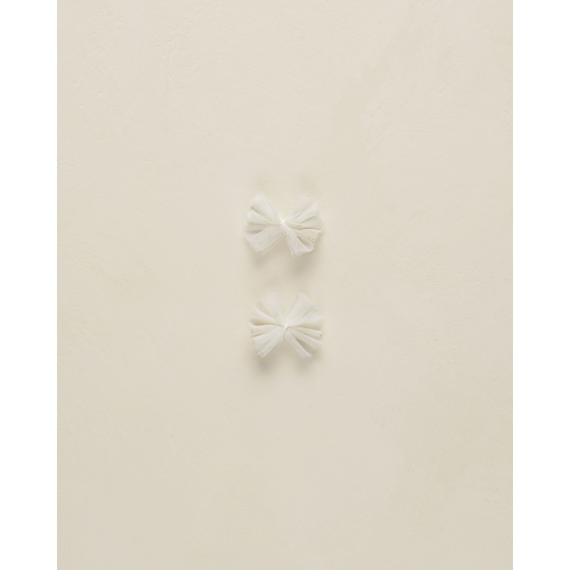 Noralee Flutter Tulle Clip – Ivory