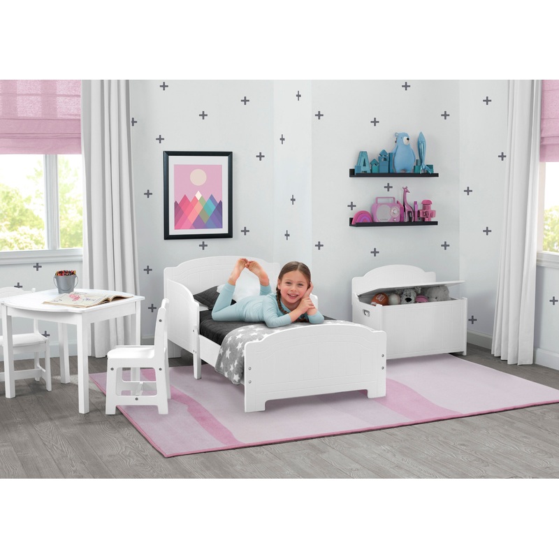 Pink Ombre Rectangle Area Rug for Kids, 53-Inch x 59-Inch