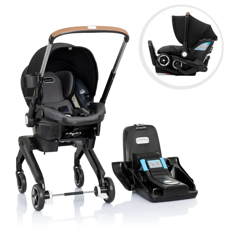 Shyft DualRide Travel System with Carryall Storage – Boone Gray (See description)