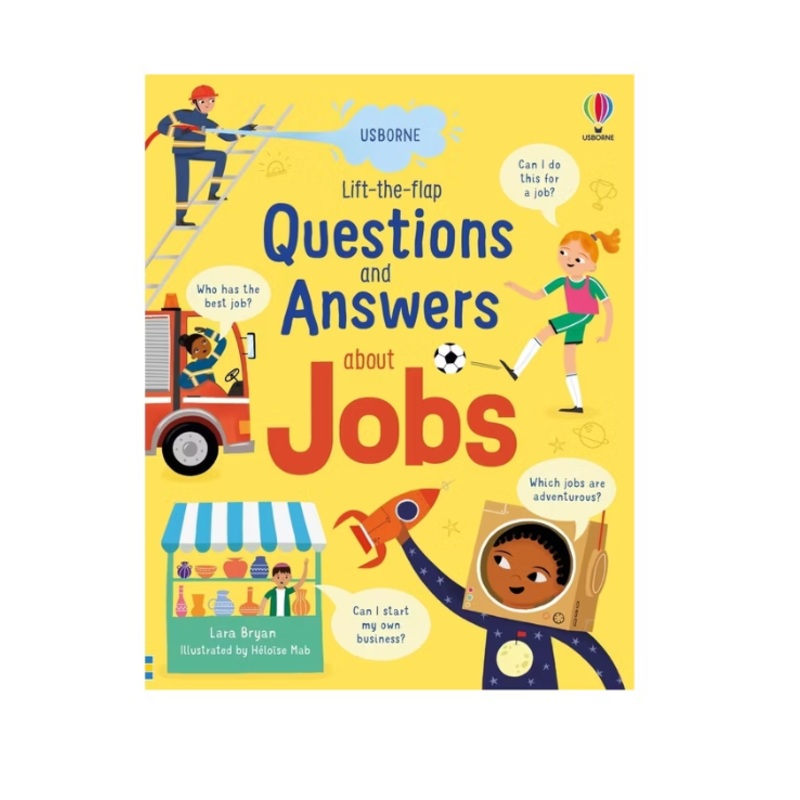 Usborne Lift-The-Flap Questions And Answers About Jobs