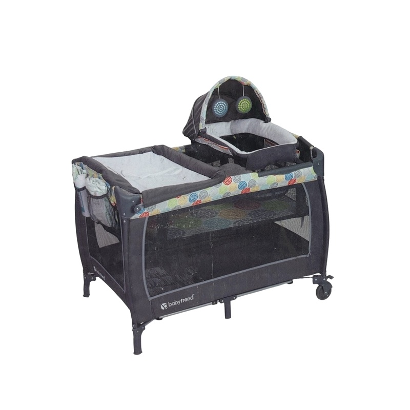 Baby Trend Lil Snooze Deluxe II Nursery Center, Funfetti