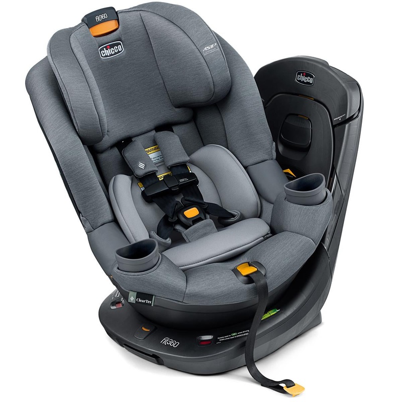 Chicco Fit360 ClearTex Rotating Convertible Car Seat – Titanium