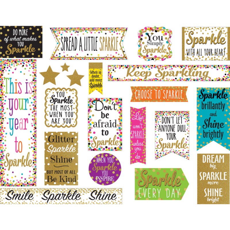 Confetti Sparkle and Shine Mini Bulletin Board(C)