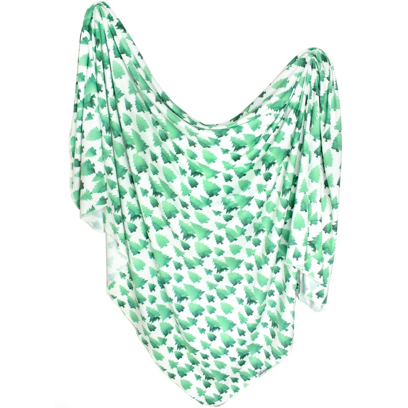 Copper Pearl Knit Swaddle Blanket | Forest