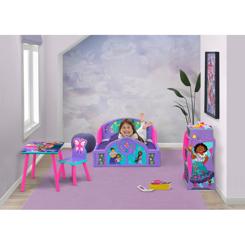 Encanto Plastic Sleep and Play Toddler Bed