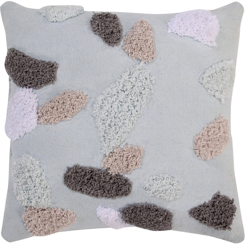 Lorena Canals Terrazzo Cushion – Aquamarine (1′ 4” x 1′ 4”)