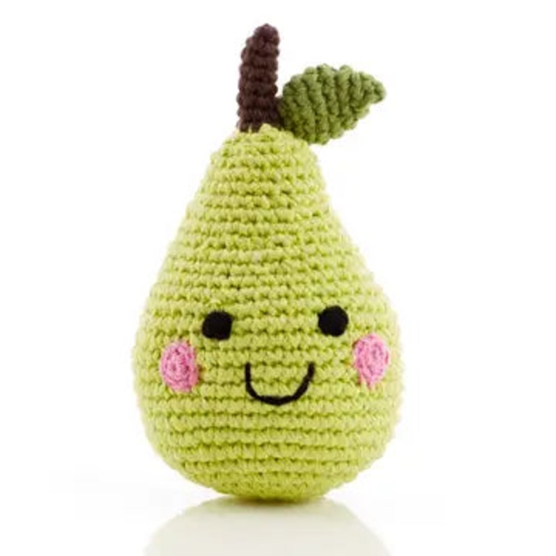 Pretend Play Food Rattle – Pear