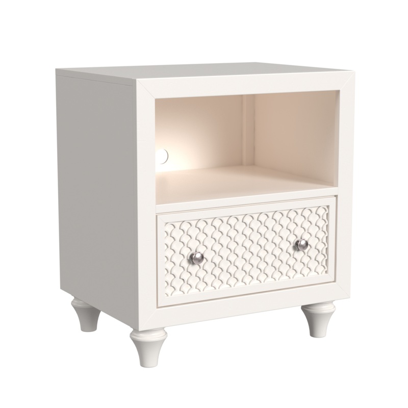 Amanda 1 Drawer Nightstand