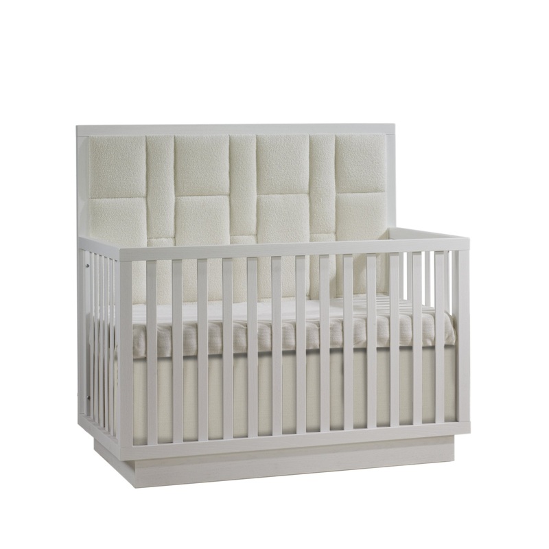 Como 5-in-1 Convertible Crib with Upholstered Panel
