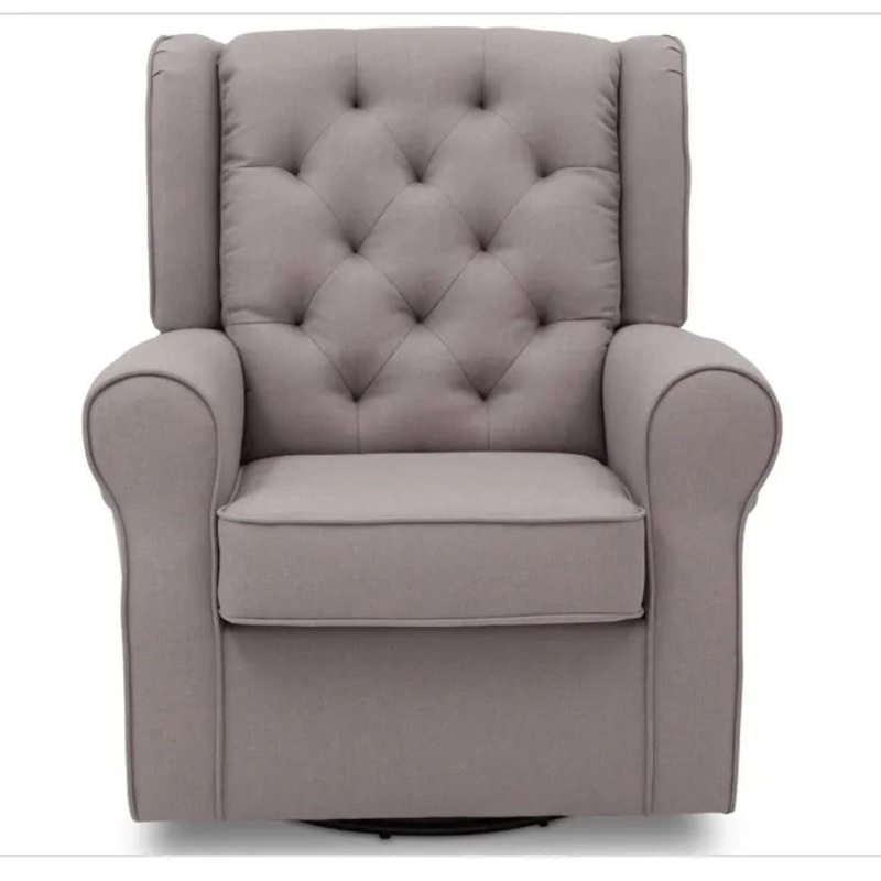 Emma Nursery Glider Swivel Rocker Chair – French Gray