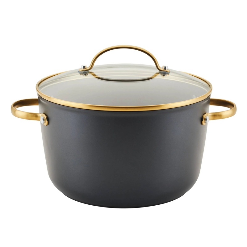 Forged Induction 6qt Ceramic Nonstick Covered Stock pot (See Description)