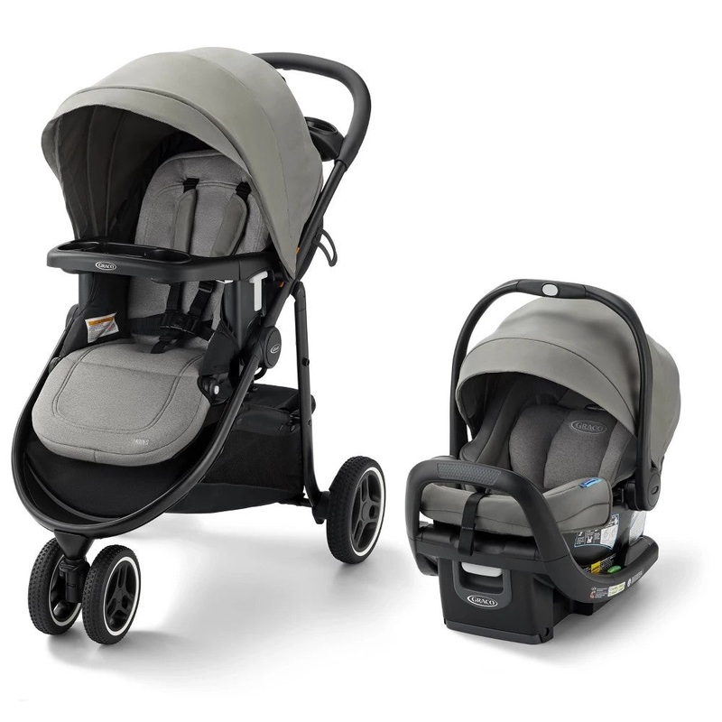 Graco Modes 3 Lite Platinum Travel System – Gray