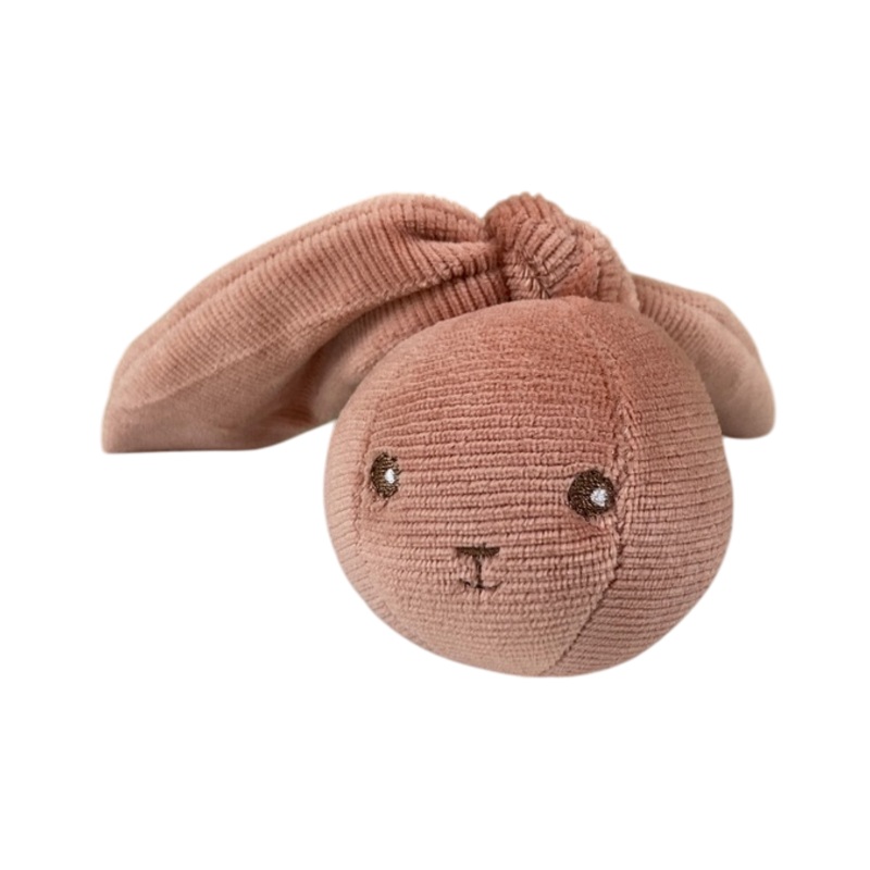Kaloo Rabbit Rattle Ball, Terracotta