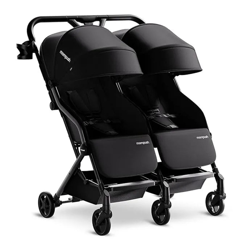 Lithe X2 Lightweight Double Stroller – Black (See Description)