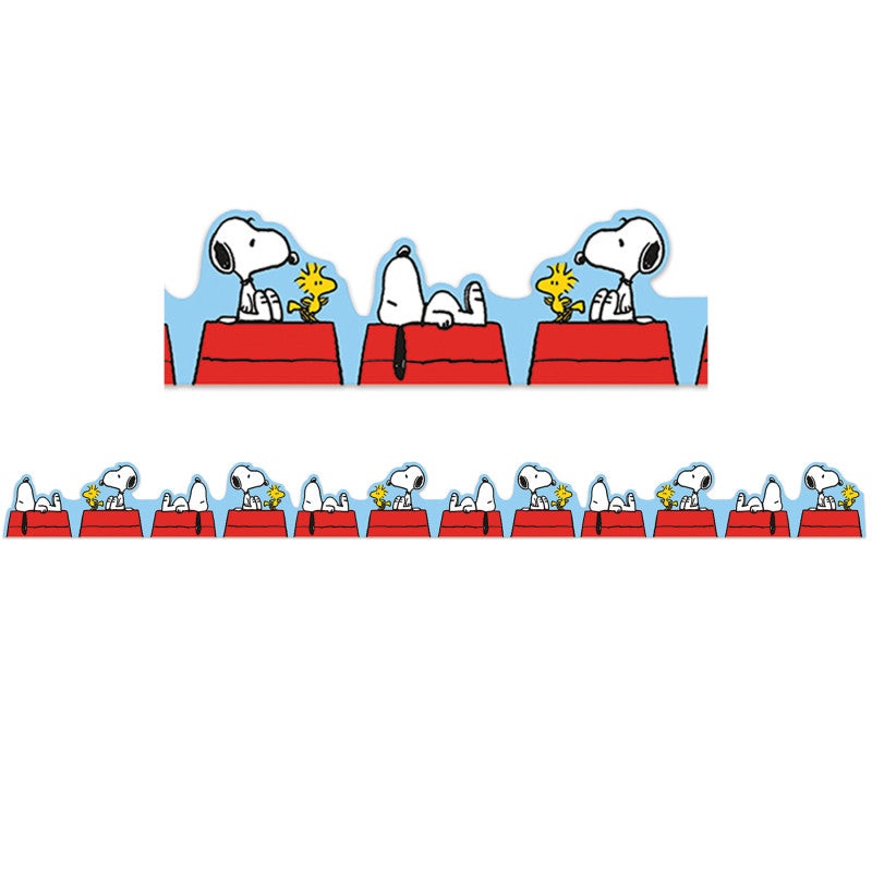 Peanuts Snoopy on Doghouse Deco Trim – Extra Wide