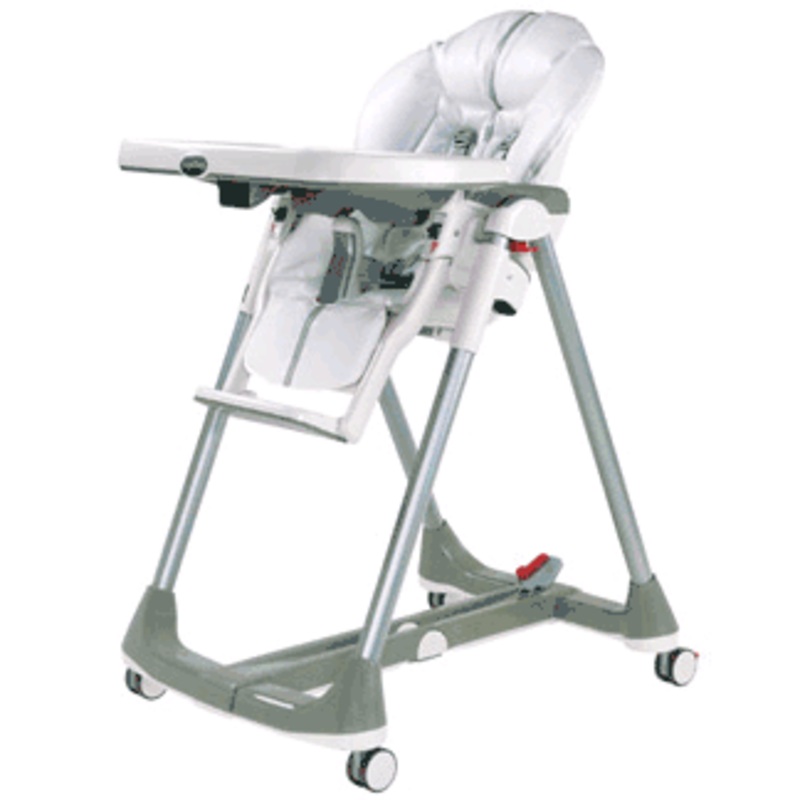 Peg Perego Prima Pappa Diner High Chair 2007 Pure Leatherette Fabric