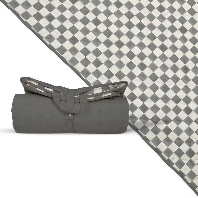 Toki Kids Picnic Blanket, Checker Pepper, 60″x 84″