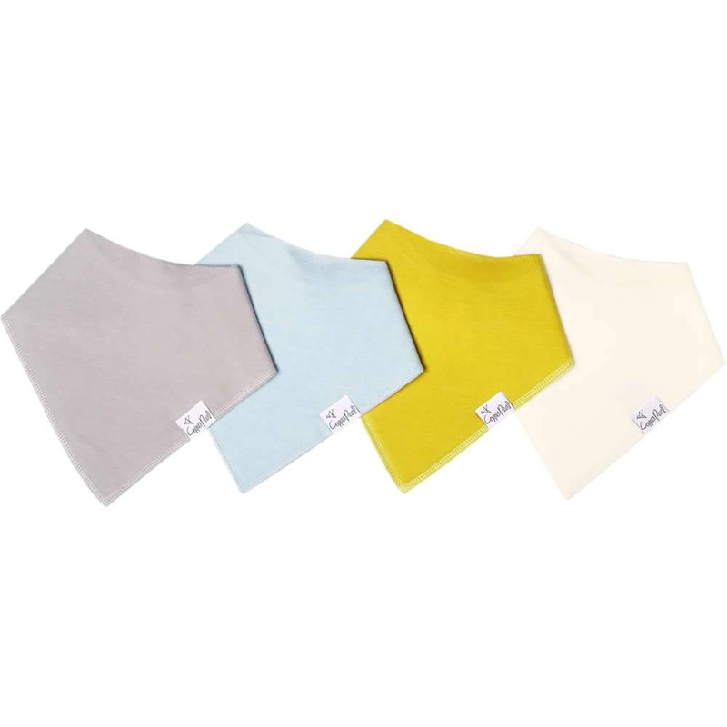 Copper Pearl Baby Bandana Bibs | Stone