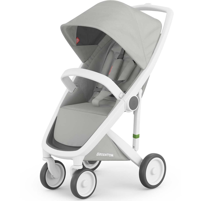 Greentom Classic Stroller – White/Grey