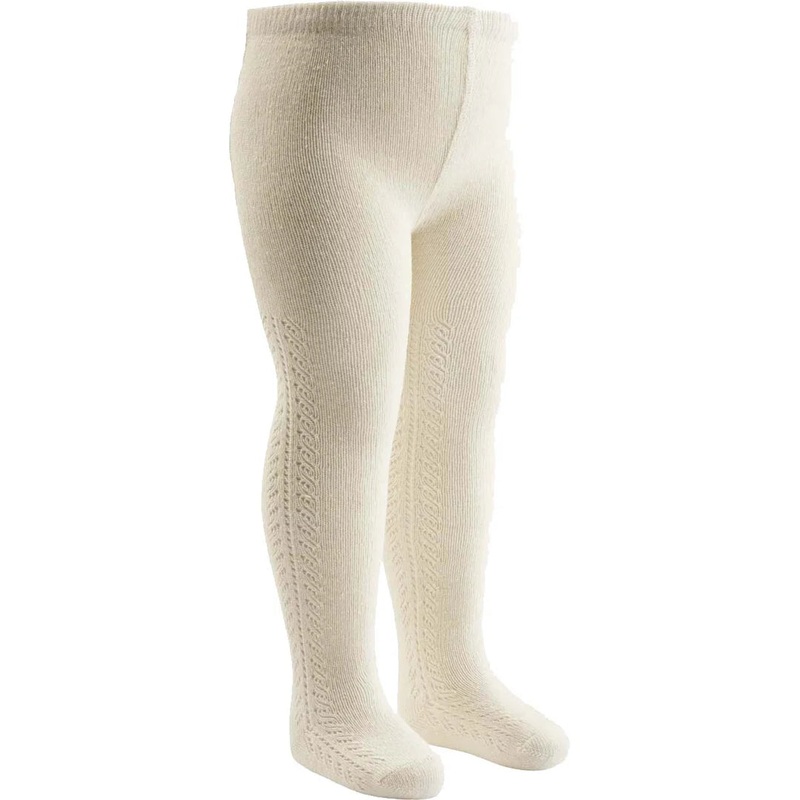 Lace Knit Tights – Balsam Cream