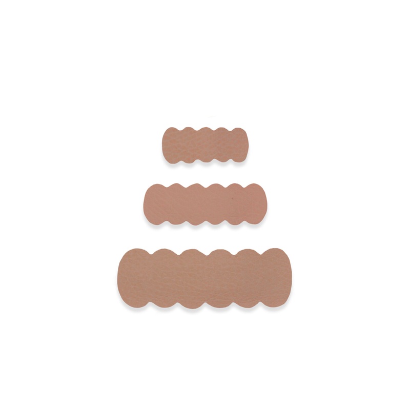 Leather – Sienna Scallop Snap Clip