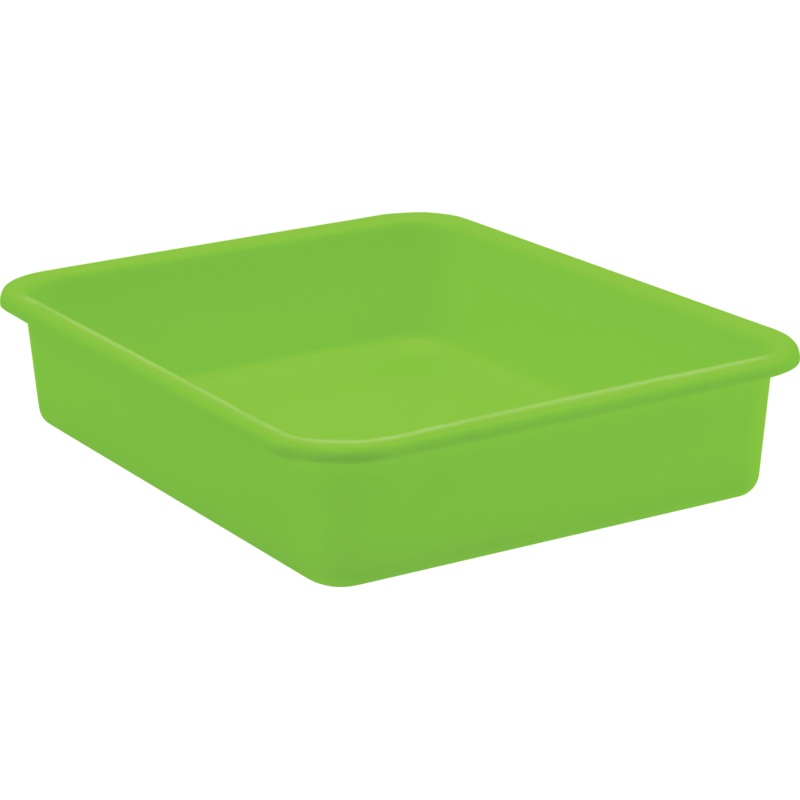 Lime Large Plastic Letter Tray (14.0 x 11.5 x 3.0)