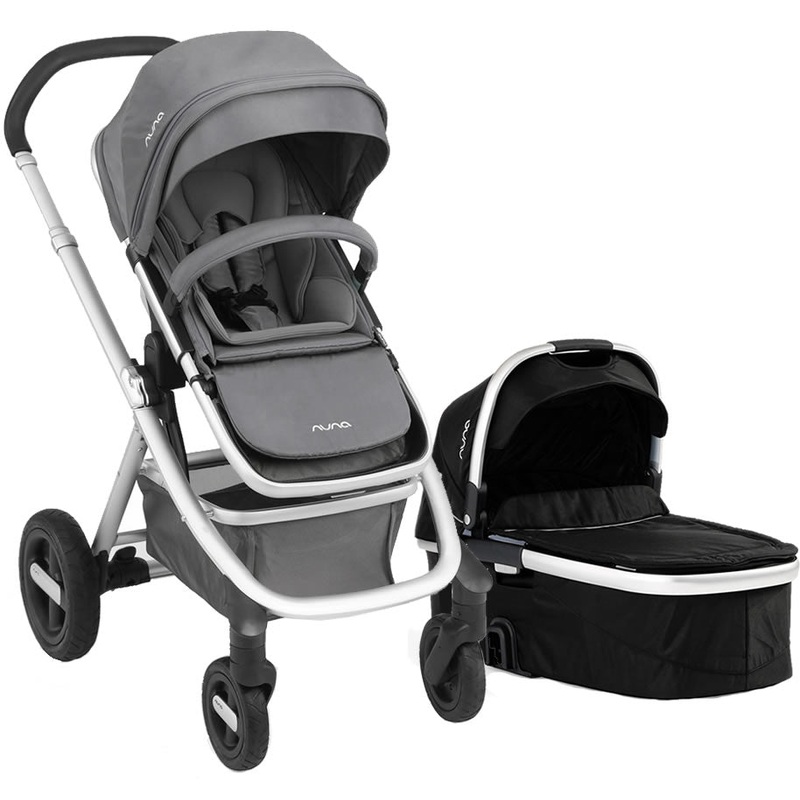 Nuna Ivvi Stroller & Bassinet – Graphite/Caviar