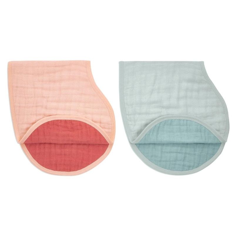 Organic Cotton Burpy Bibs – 2 Pack