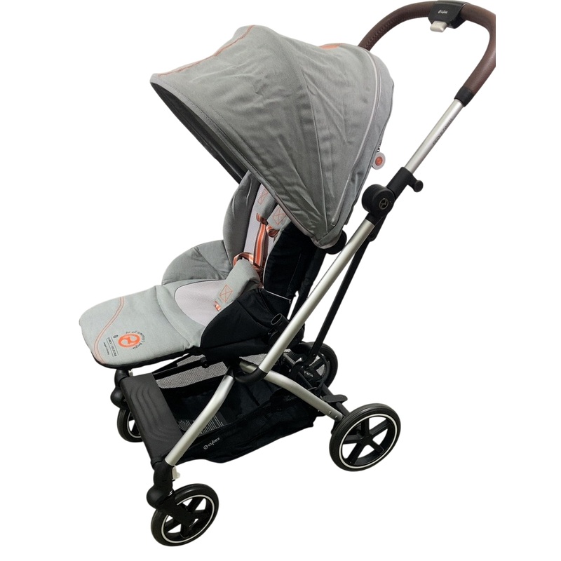 Cybex Eezy S Twist+2 Stroller, 2022, Lava Grey/ Mid Grey